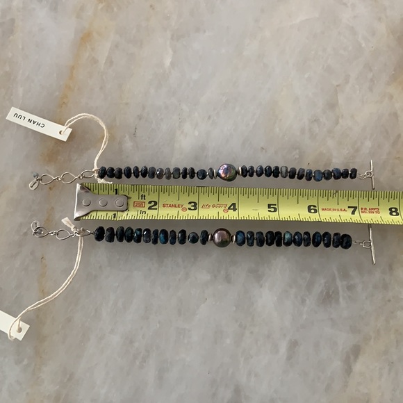 Chan Luu Blk Baroque Pearl & Labradorite Bracelet - Picture 10 of 10